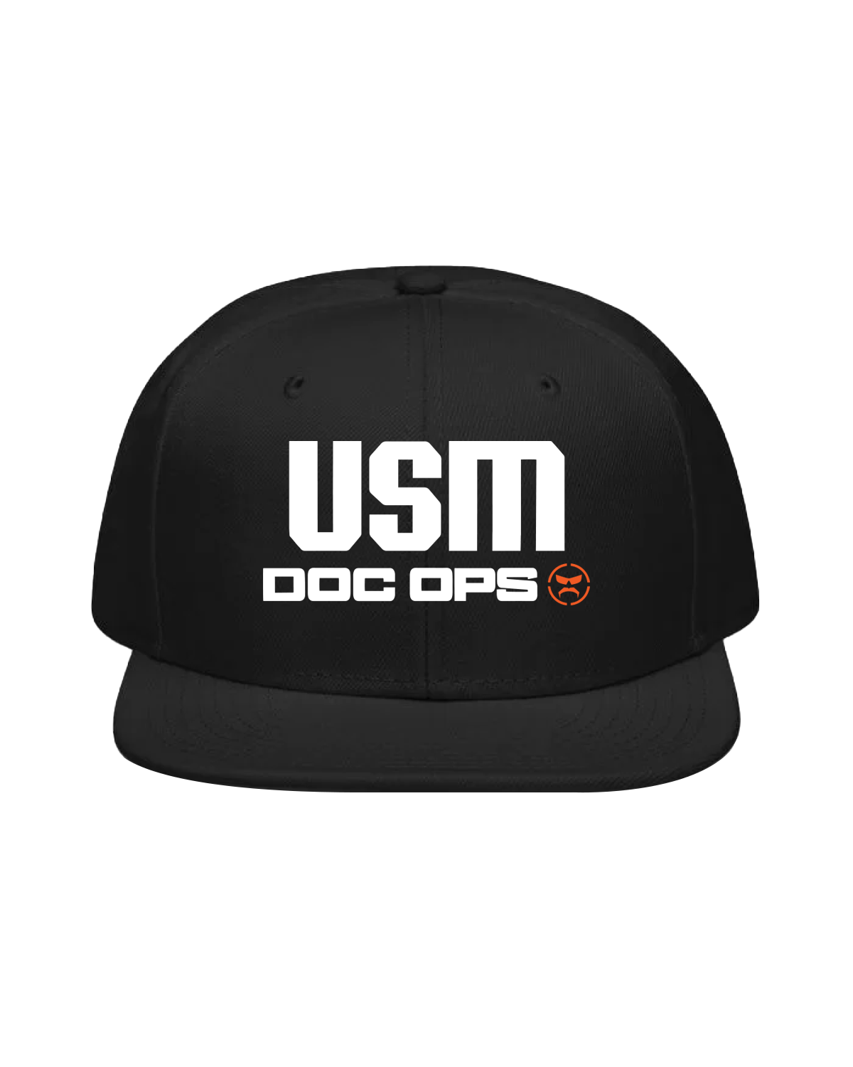 VSM Ops Heavyweight Black Snapback Hat