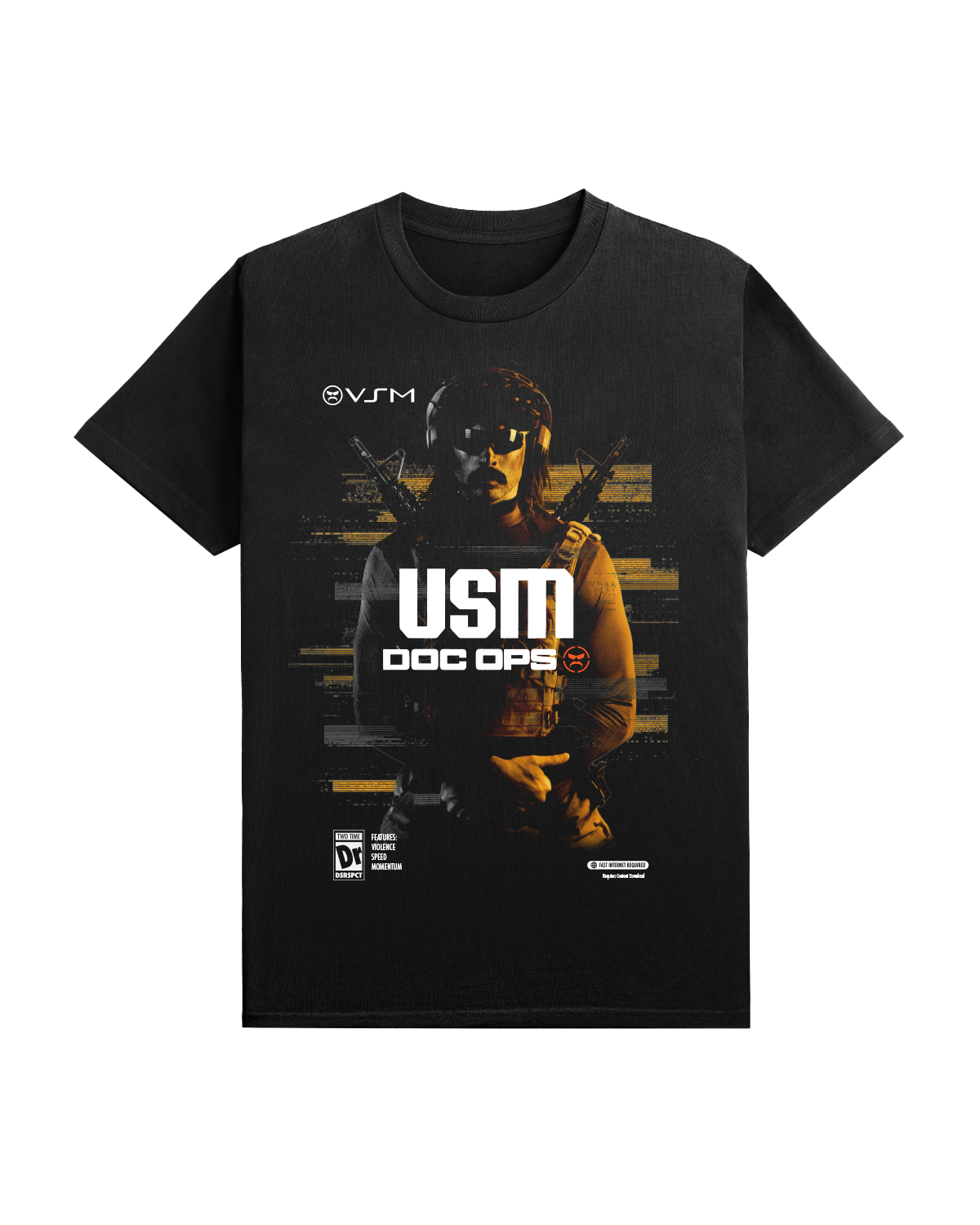 Tactical Two-Time Black T-Shirt