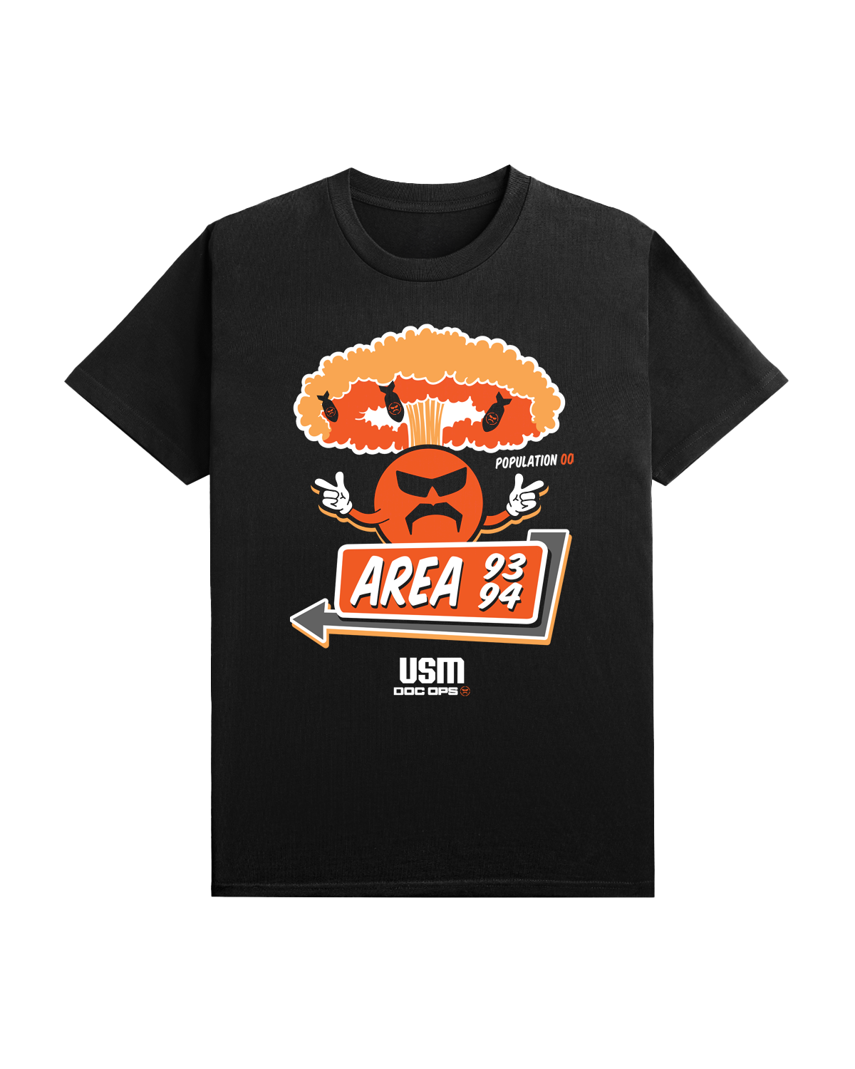 Area 93-94 Black T-Shirt