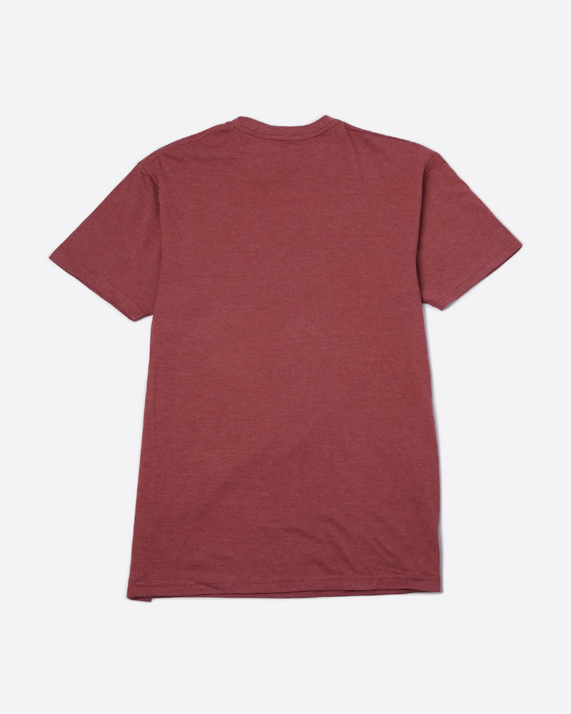 Topography - Heather Red Tee